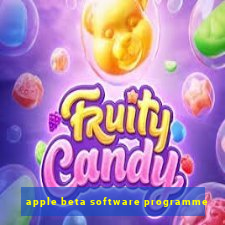 apple beta software programme